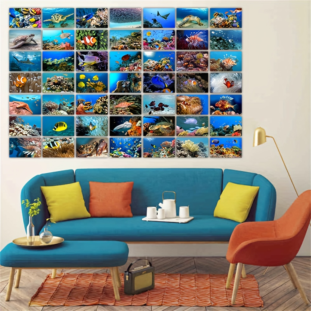 Beautiful Dusk Postcard Collage Set Teen Girls Room - Temu