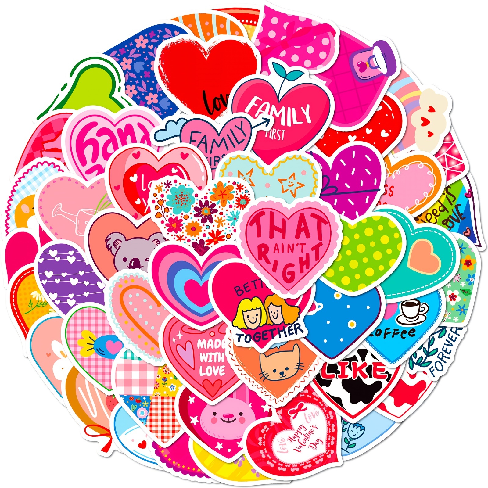 Cute heart pig Sticker - Stickers - Cute - kawaii Decal cut Valentine’s Day  gift