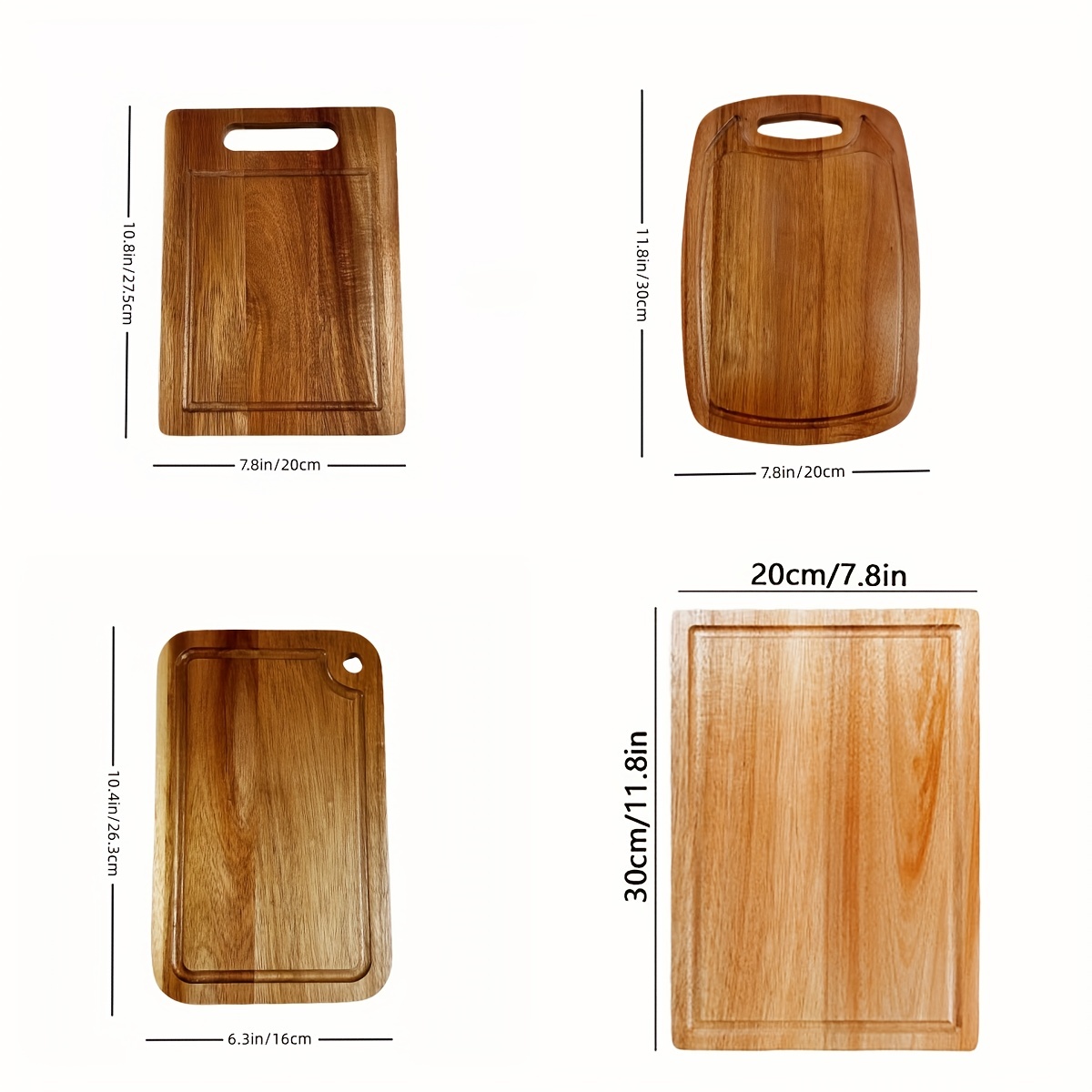  Tablas Para Picar CocinaTiny Tabla de cortar de madera pequeña,  mini tabla de cortar de madera, para cortar pan, queso, verduras, cocina,  mesa de madera para servir alimentos, tabla de picar