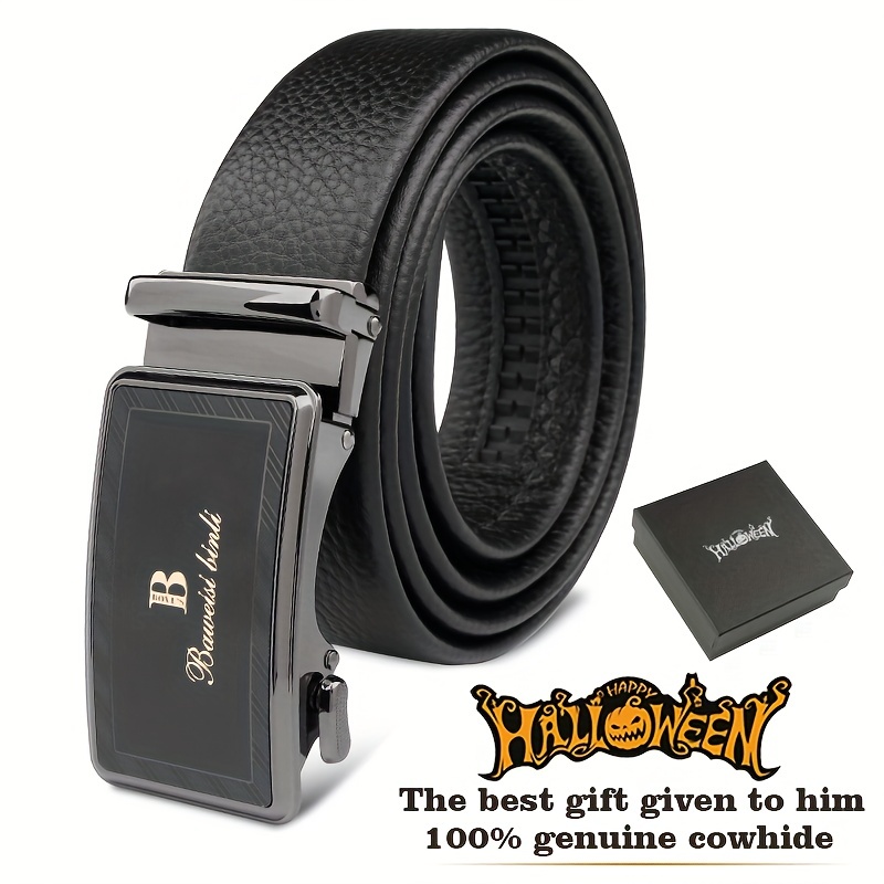 Genuine Leather Belt Men Gifts for Boyfriend Men Polo Belt 