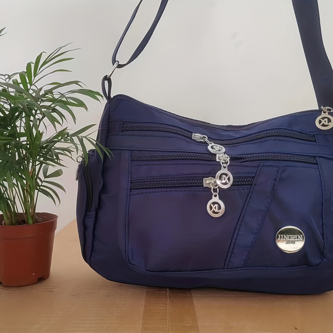 Fashion Fabric Crossbody Bag, Women's Multi Pocket Purse, Casual Shoulder  Bag For Travel & Shopping - Temu United Arab Emirates
