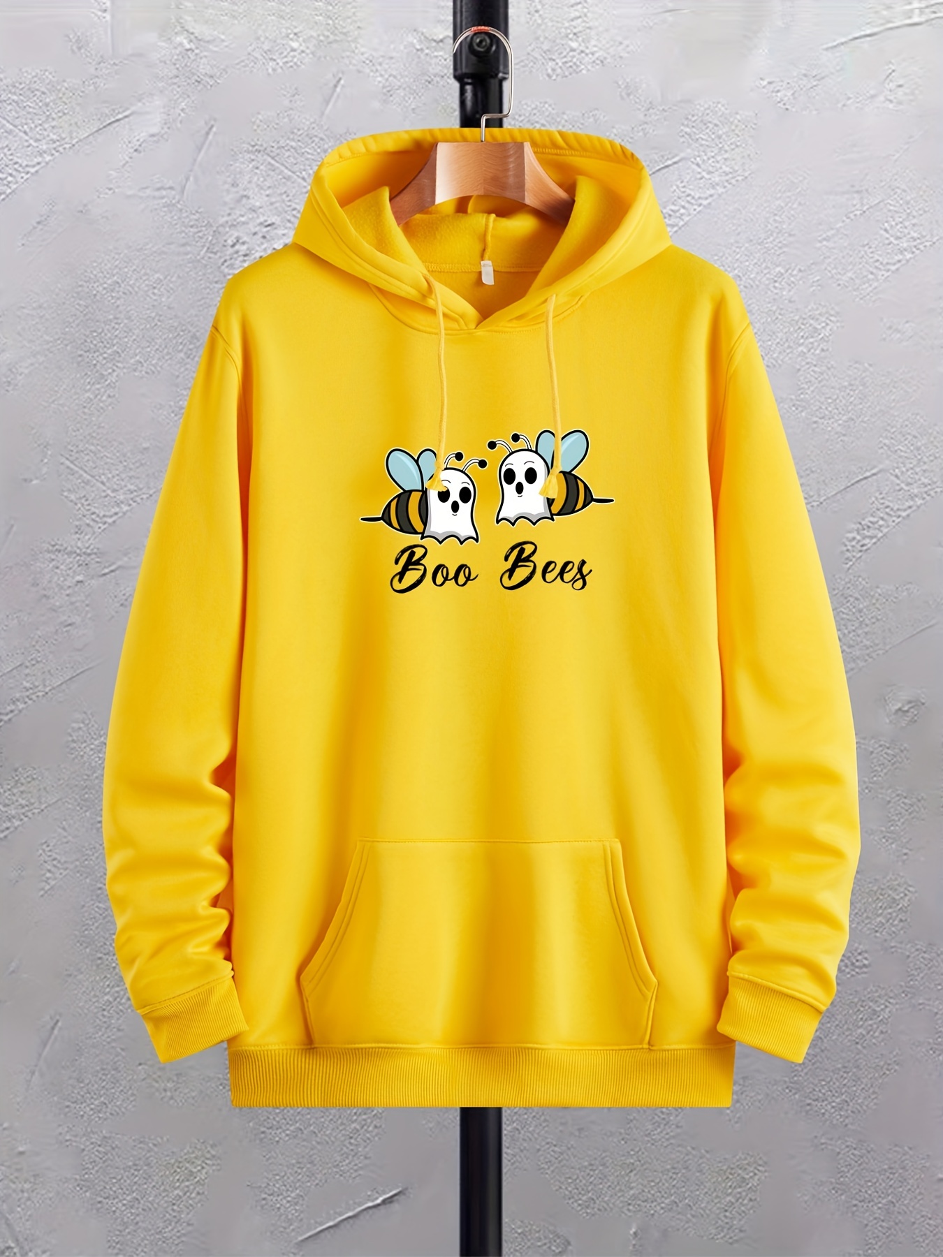 Animal Graphic Hoodie Men Shipping Bee Anime Fleece Man