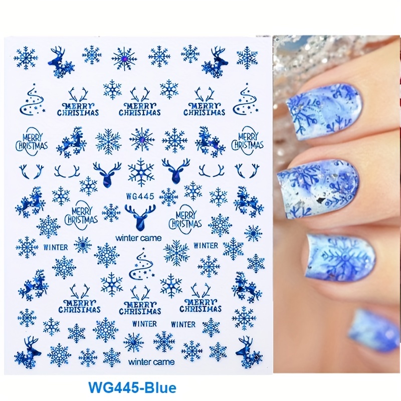 Charming women] 12 Designs 3D Nail Art Stamping Plate Snowflake