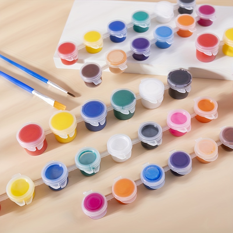 Acrylic Paint Set 12 Colors/tube With Storage Box Rich Paint - Temu