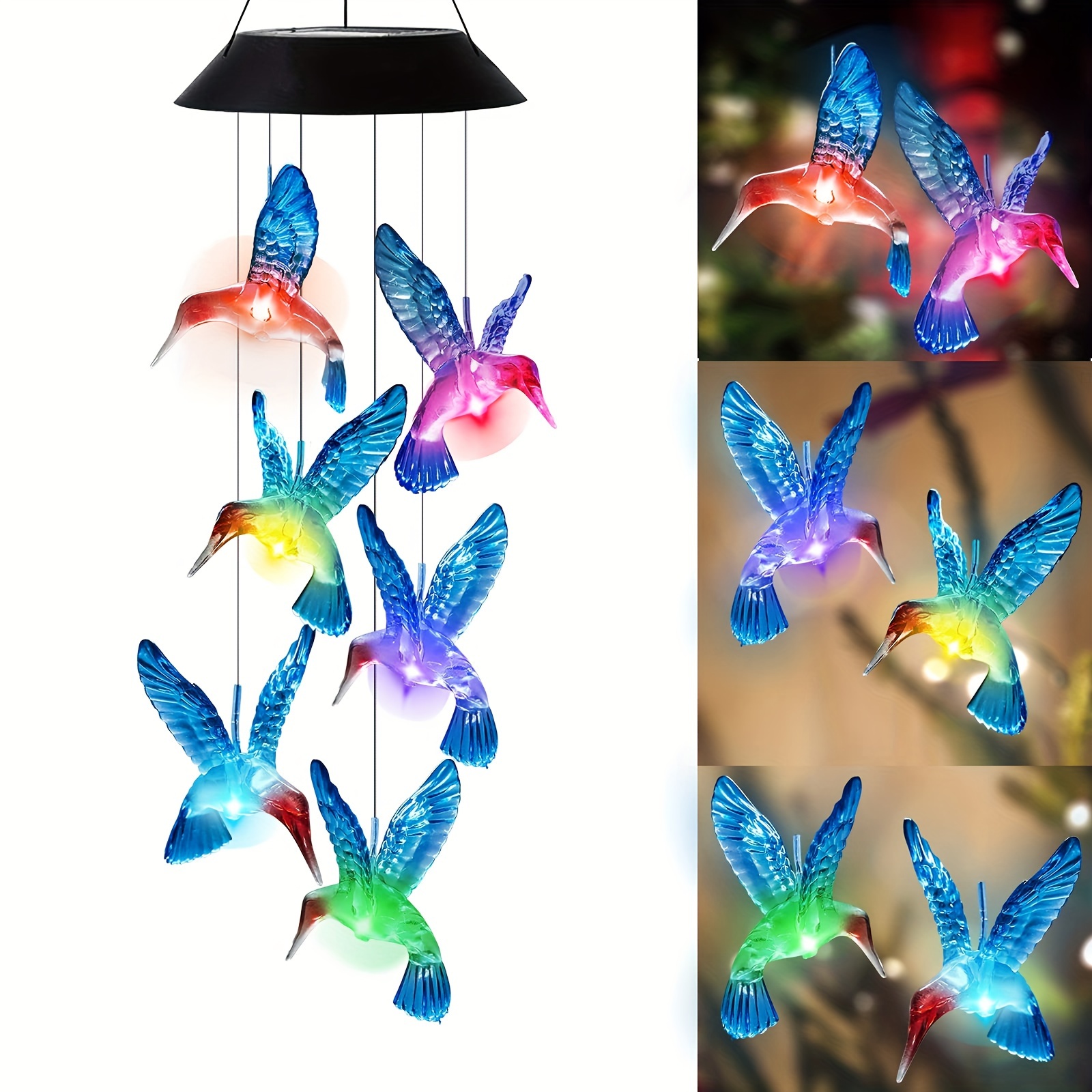 Hanging Solar Fish Garden Art