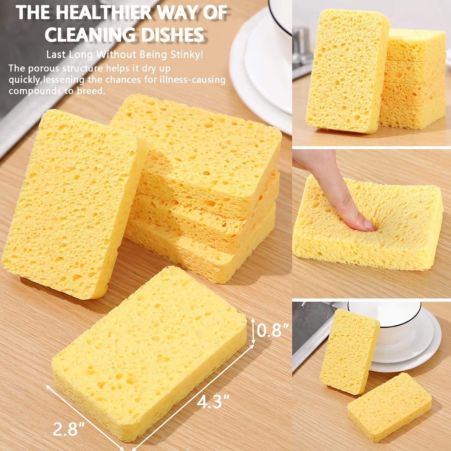 1pc Dishwashing Sponge