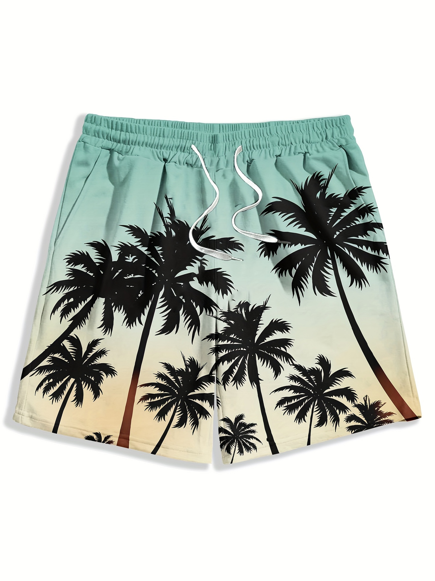 Pantalones cortos de playa de verano para hombre, Shorts suaves  transpirables de gran tamaño, 3D, vacaciones diarias informales, artículos  de viaje