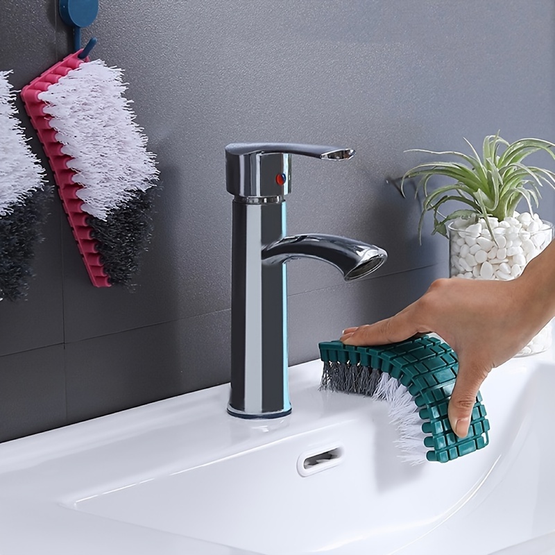 Bendable Cleaning Brush Soft Bristle Crevice Brush Faucet - Temu