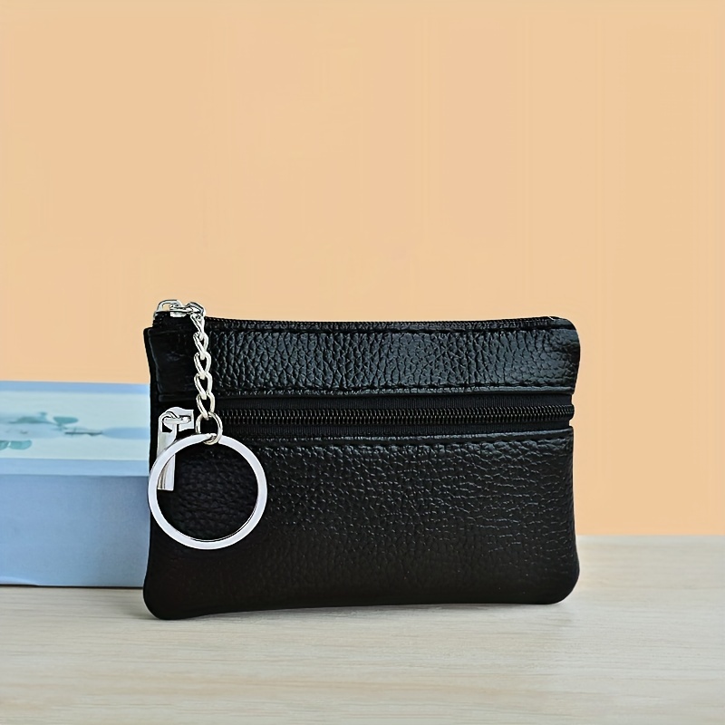  Coin Change Purse with Key Ring - Slim Card Case