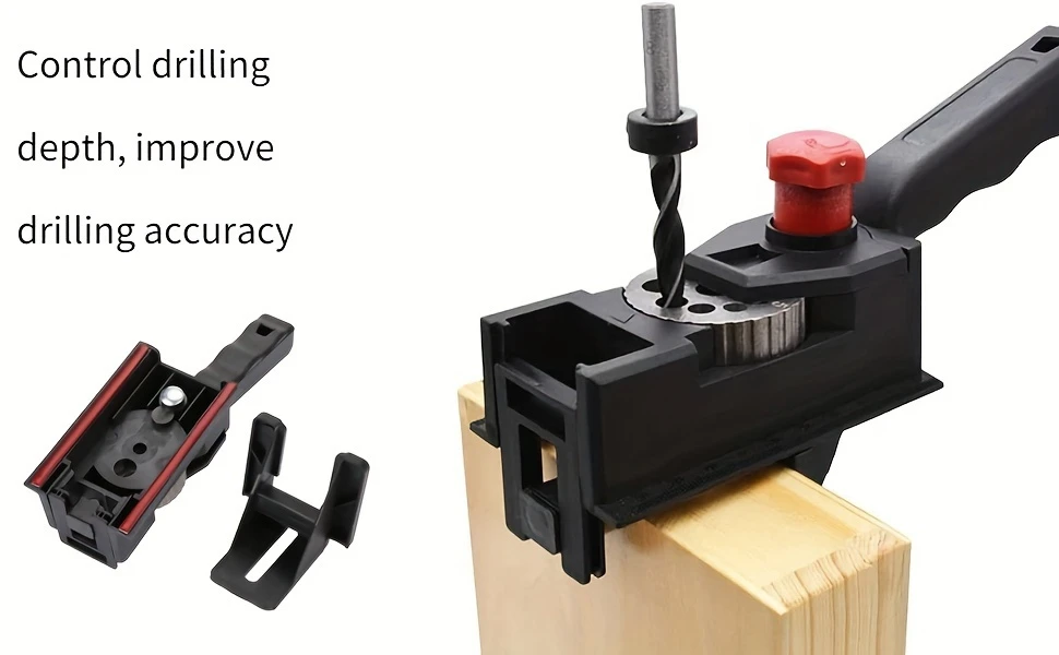 1pc 3 12mm 10 holes dowel drill guide universal drilling template adjustable drilling size for wood dowels non slip drilling guide wood dowels straight hole woodworking positioner tool for furniture and woodworking enthusiasts details 3