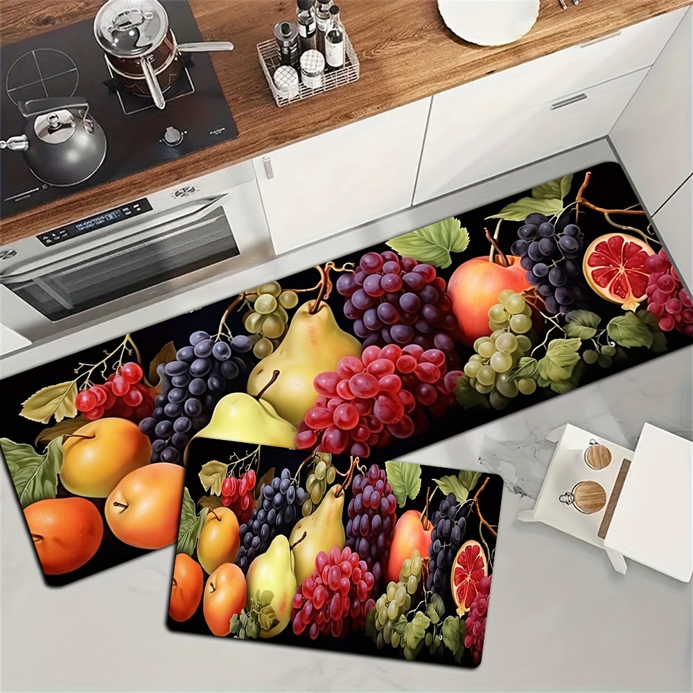 Inexpensive Excellence Alfombra De Cocina De Frutas - Temu, alfombra para  la cocina 