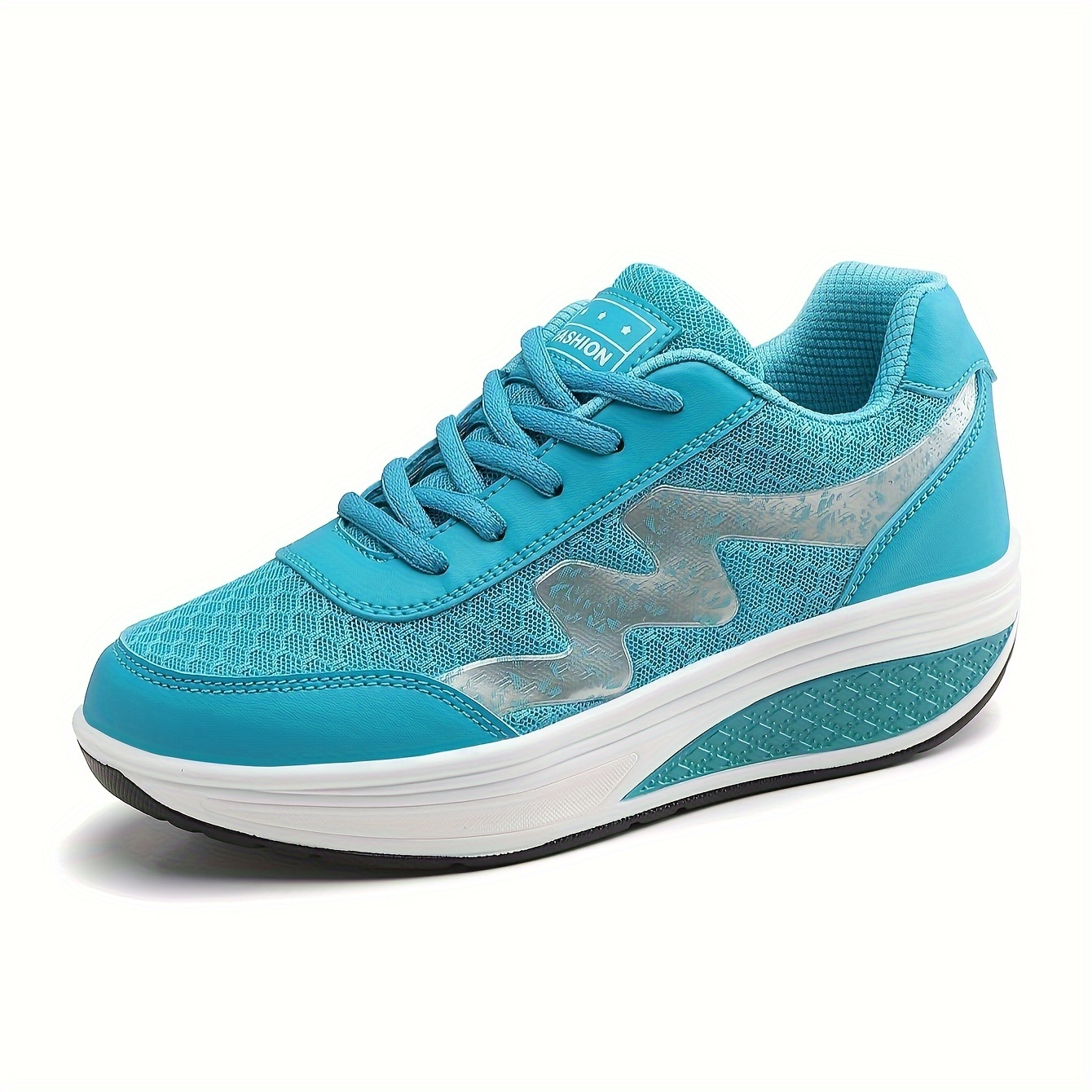 Image of Sneakers, Mesh Sports Casual Shoes Korean Version Of Thick-soled Shoes Breathable Mesh Shoes Air-cushioned Running Shoes 2023 Women's Shoes