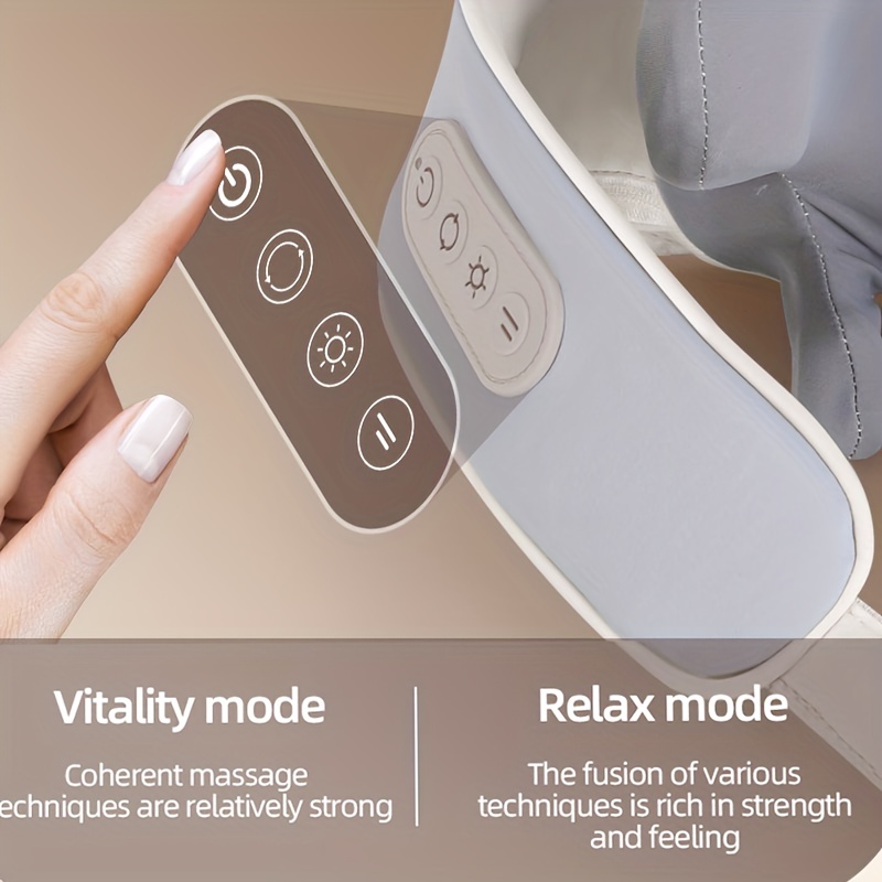 Finger Pressure Neck Massager With Heating Function Back - Temu