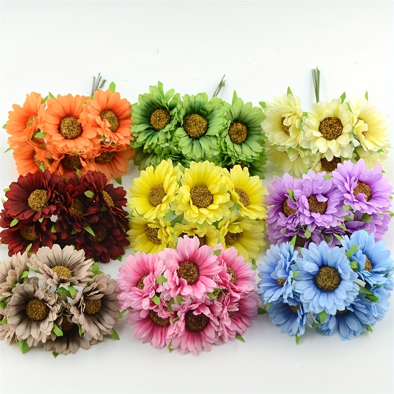 1pc Silk Artificial Large Sun Flower (27.55 Inches) European Retro  Simulation Sun Flower Sunflower Shooting Silk Fake Flowers Living Room  Decoration