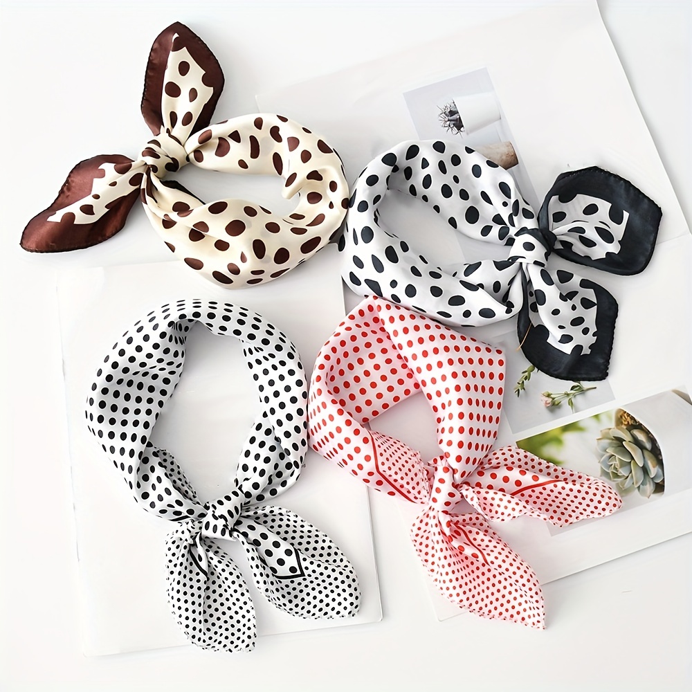 Dotted Cube Hair Tie