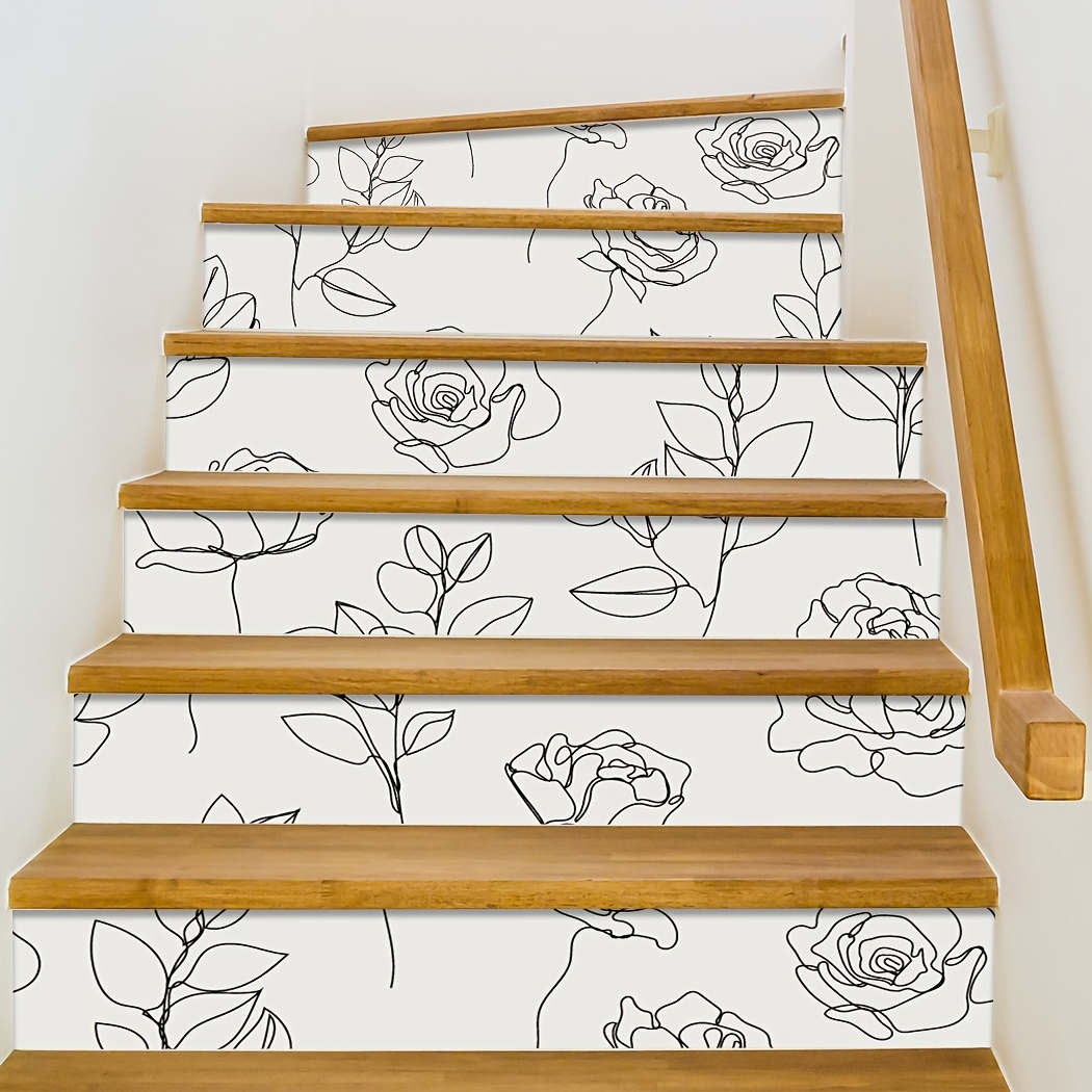 Stair Stickers Moroccan Tile Stair Riser Stickers Removable - Temu Canada