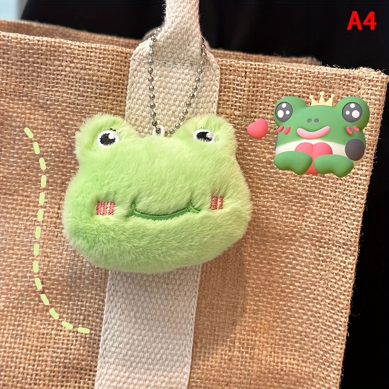 Frog Keychain, Frog Plush, Bag Charms, Backpack Charms, Purse