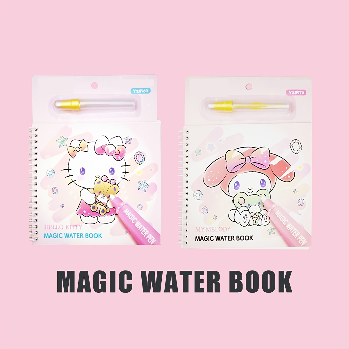 Hello Kitty Melody Magic Water Book Libro para colorear - Temu