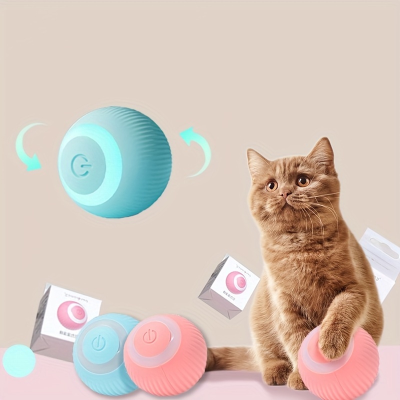 gato interativo inteligente, bola rolamento automática brinquedos