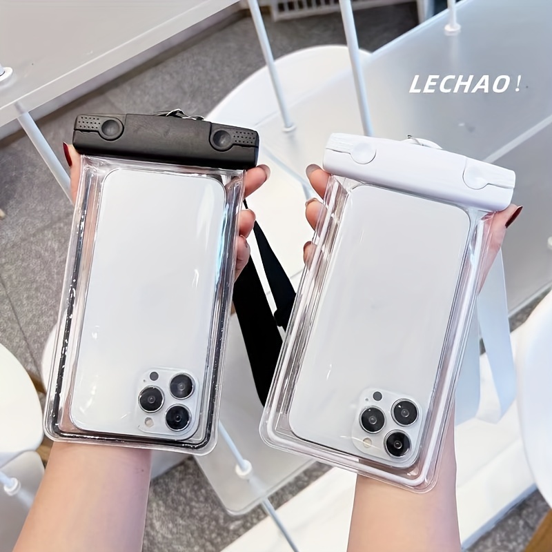 2Pcs Waterproof Pouch Universal Underwater Clear Cellphone Dry Bag