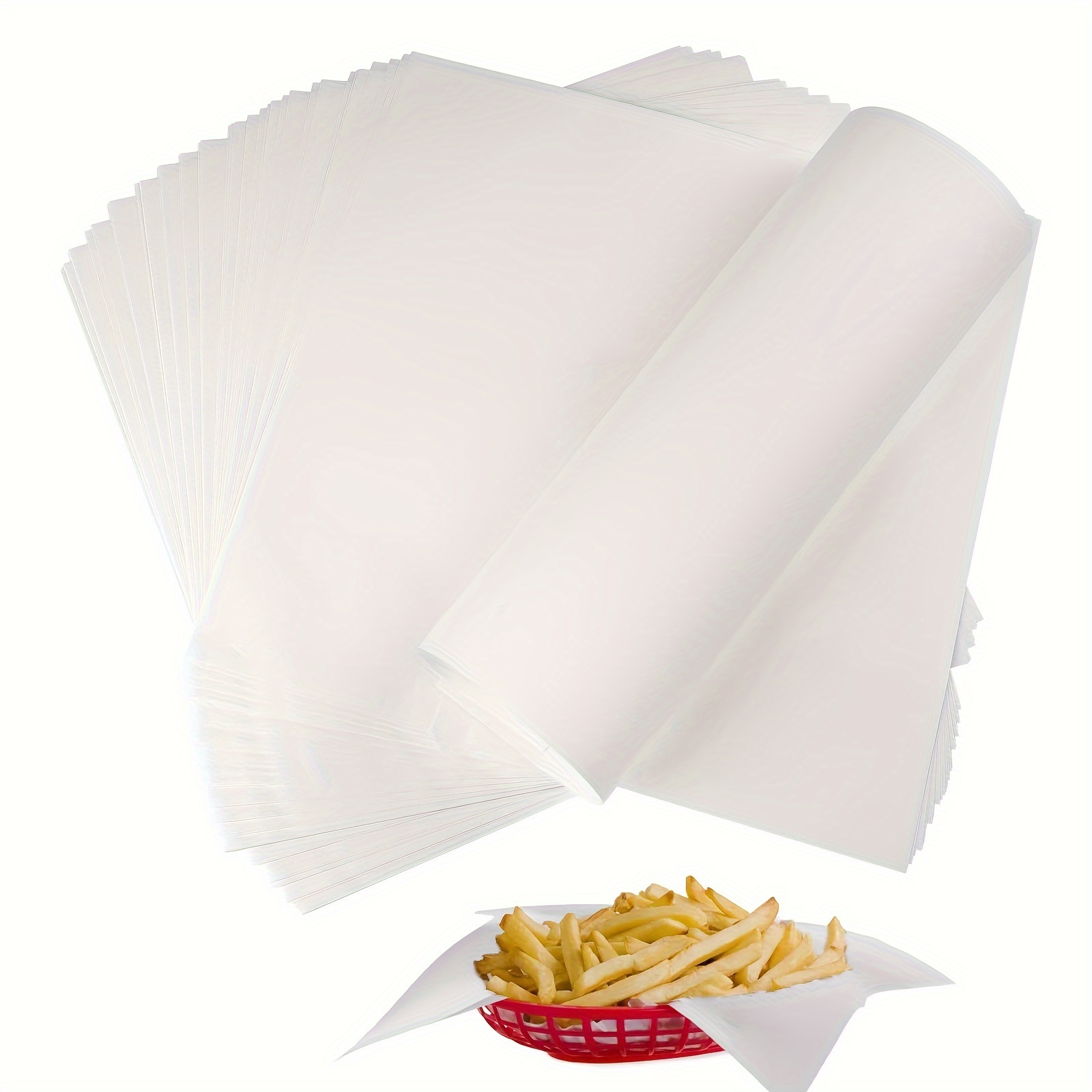 Printed Wax Paper Sheets, Grease Resistant Food Wrapping Paper, Disposable  Food Wrappers, For Sadnwich, Hamburger, Fried Chicken, And More, Kitchen  Gadgets, Kitchen Stuff, Kitchen Accessories - Temu