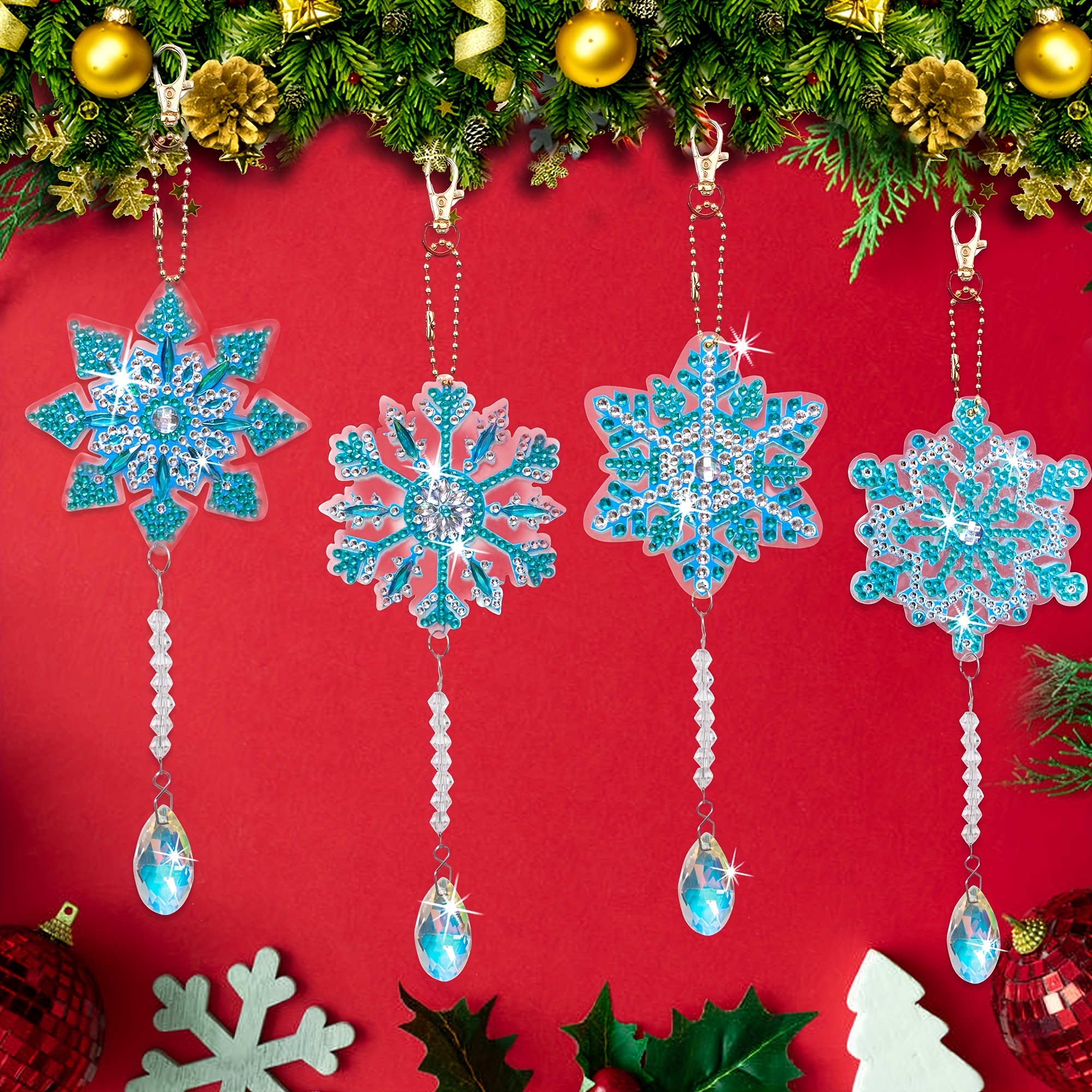 Hanging Ornament Decor Diamonds Painting Wind Chimes Diamond Art Suncatchers  Set - AliExpress