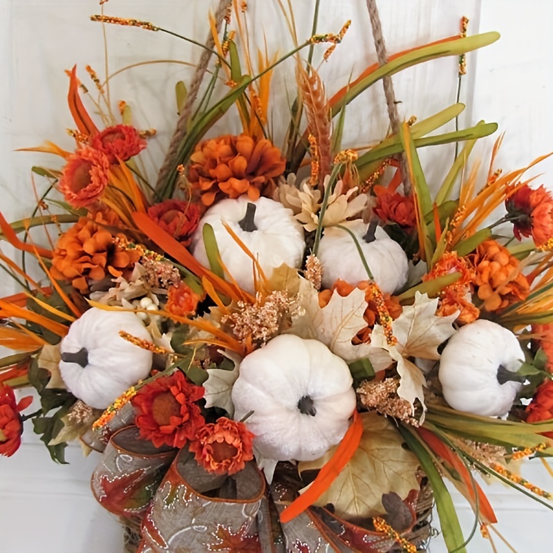 Mini Pumpkin Flower Arrangements