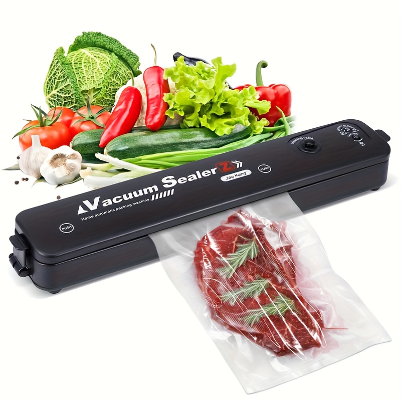 Food Vacuum Sealer Machine, Wet/Dry Dual Mode Food Sealer Vacuum Sealer  with Starter Kit, Automatic Air Sealer Machine for Food Storage, 10 Vacuum