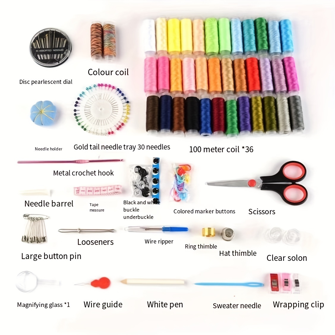 Mini Sewing Kit For Adults – Easy To Use Needle And Thread - Temu