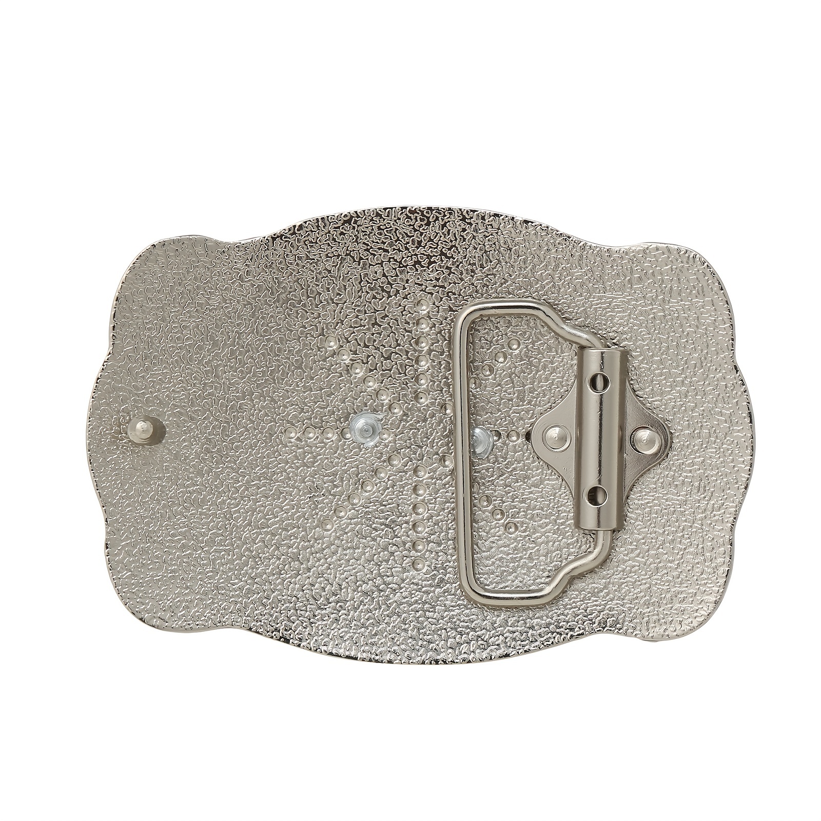 KDG Mens Western Belt Buckle - Initial Cowboy Letter Oval Belt Buckles for Women, Men's, Size: One size, Silver