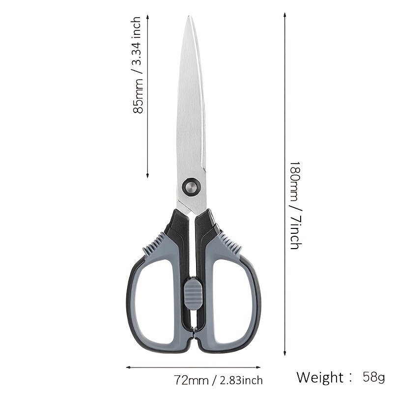 Multifunctional Stainless Steel Scissors Rubber - Temu