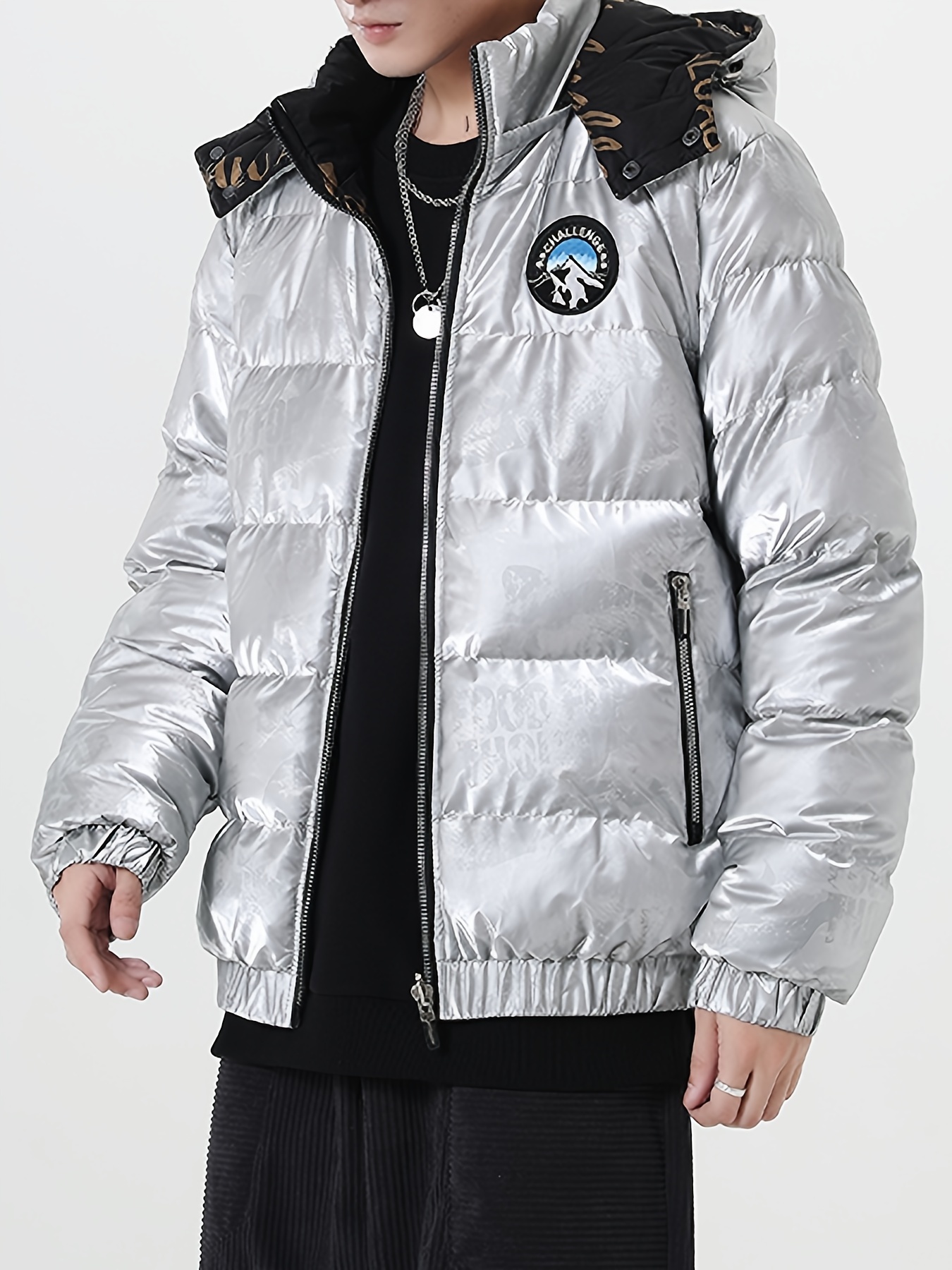 DIESEL kid hooded padded jacket