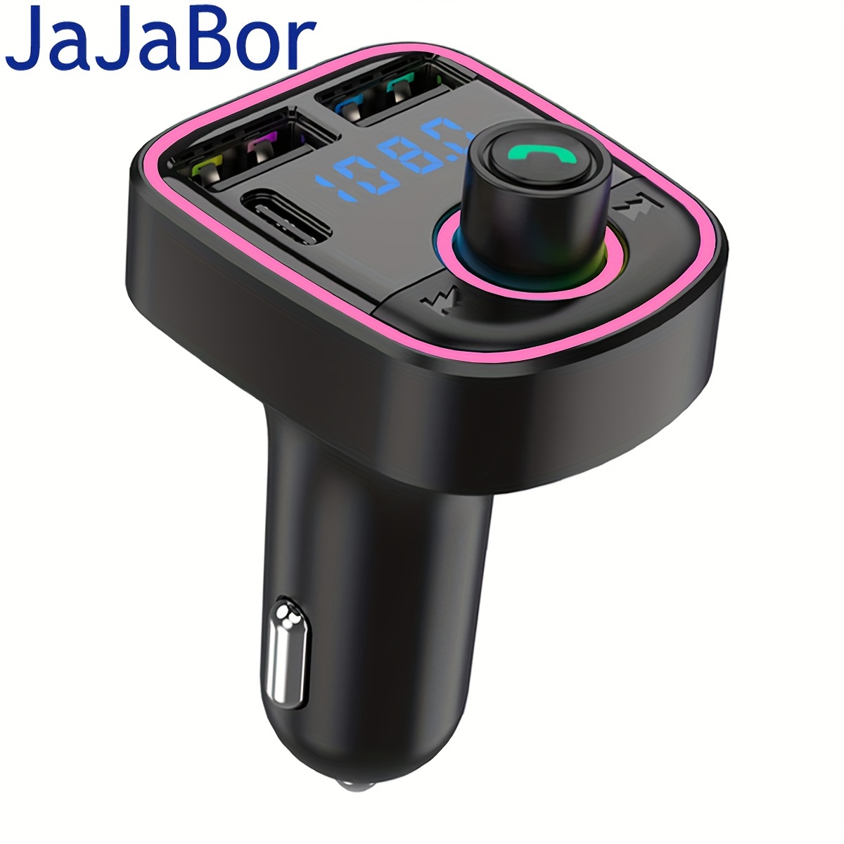Jajabor Fm Transmitter Atmosphere Light Tf Card U Disk Car - Temu