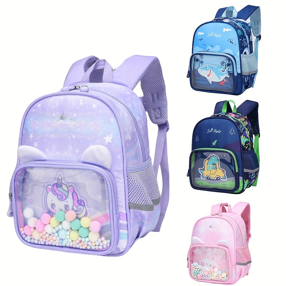 Girls Backpacks, Kids Backpacks Girls With Lunch Box Girls Rainbow Unicorn  Backpack Sequins Glitter School Backpack Preschool Kindergarten Primary Sch