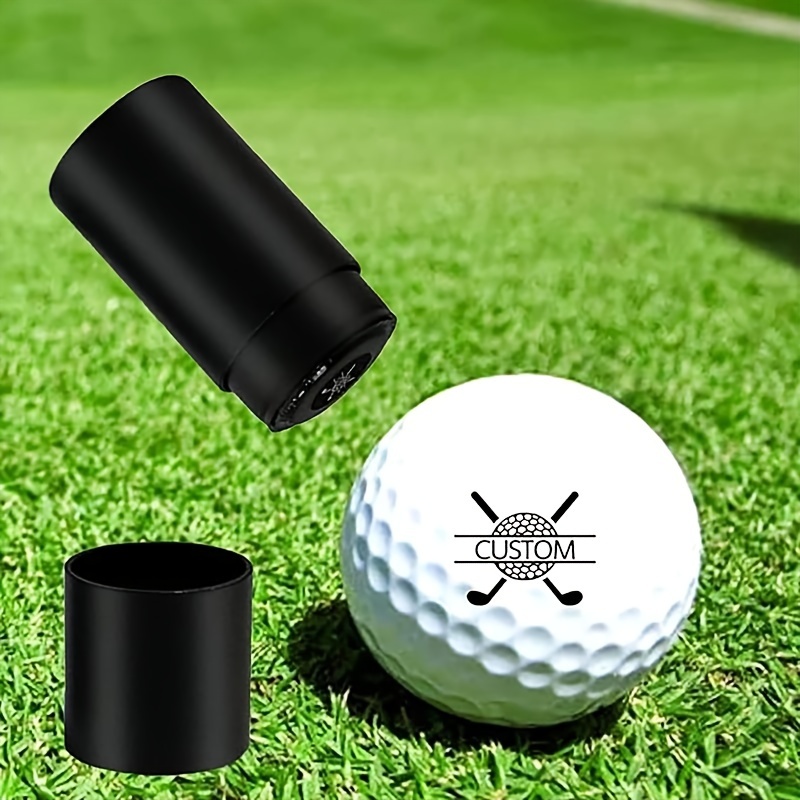 1pc Personalized Golf Ball Stamp Custom Logo Gift For Golfer