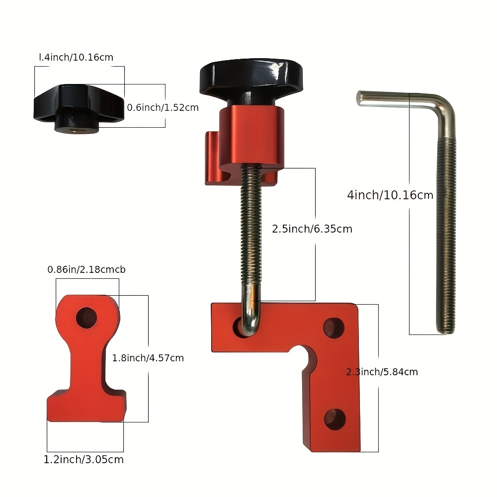 4pcs Aluminum Alloy Mini 2 25 Inch Corner Clamps For Woodworking