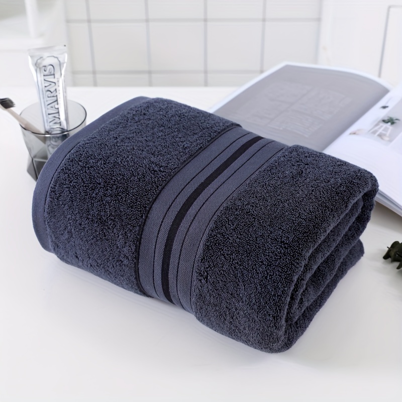 Solid Color Bath Sheets, Household Cotton Large Bath Towel, Super Soft  Hotel Quality Towel, Highly Absorbent And Quick Dry Extra Bath Sheets,  Bathroom Supplies, - Temu