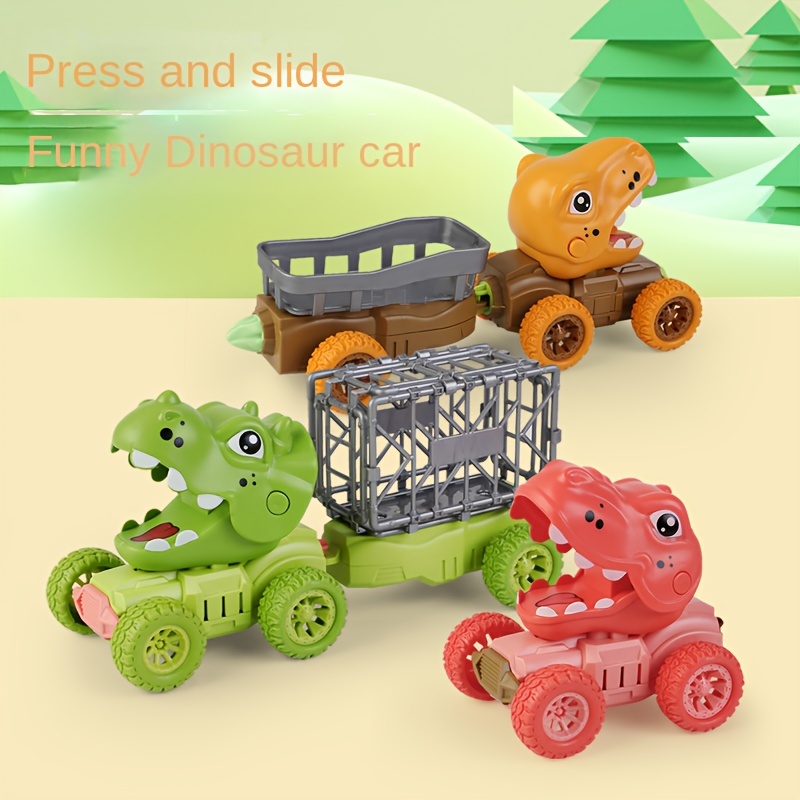 HEALTHTIME Dino Truck Set Simulação De Dinossauro Transportador De