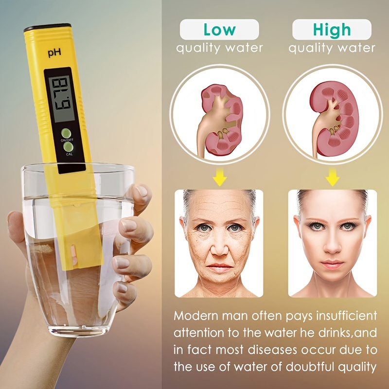 Ph Meter For Water Hydroponics high Accuracy Pocket Size Ph - Temu