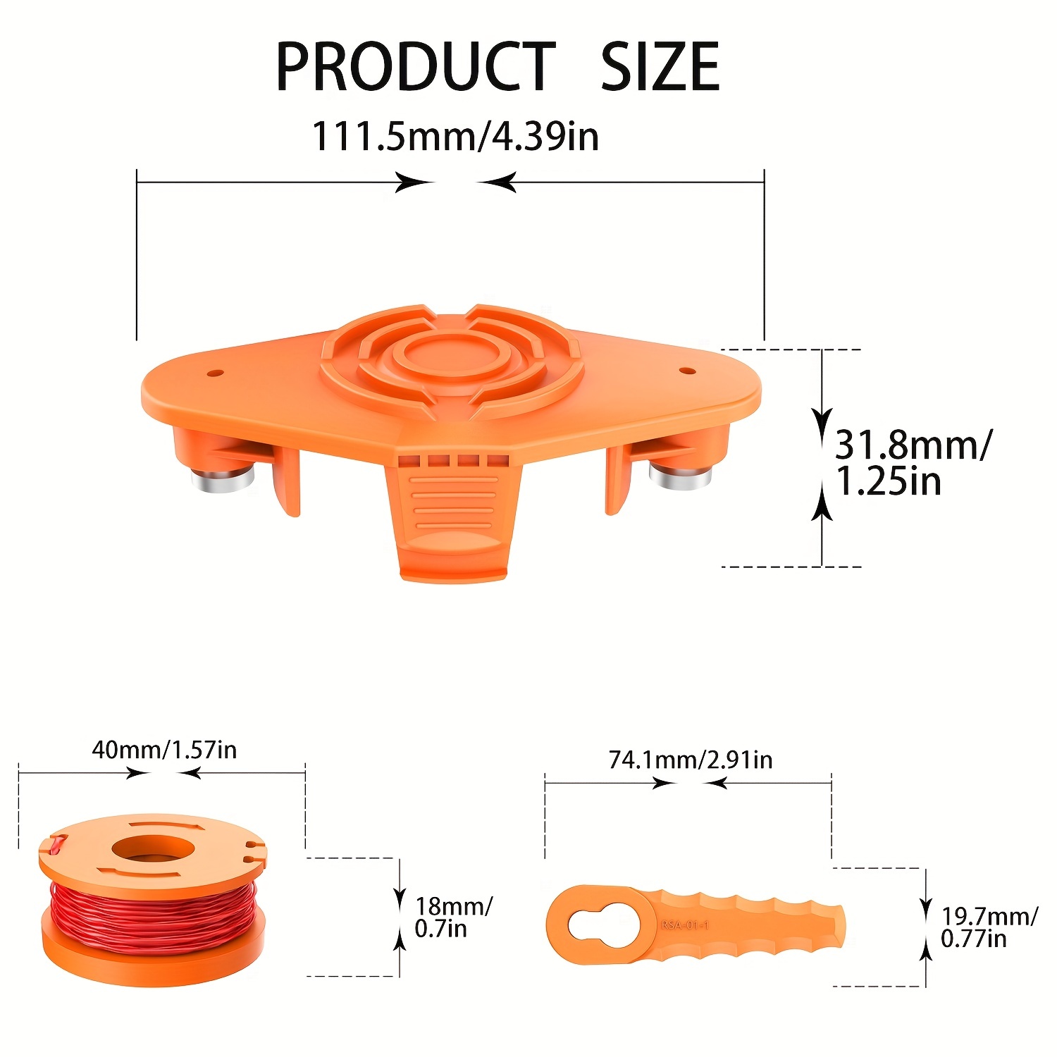 Evenlinkics Wa0010 Wa0004 Trimmer Blades Head Replacement Temu