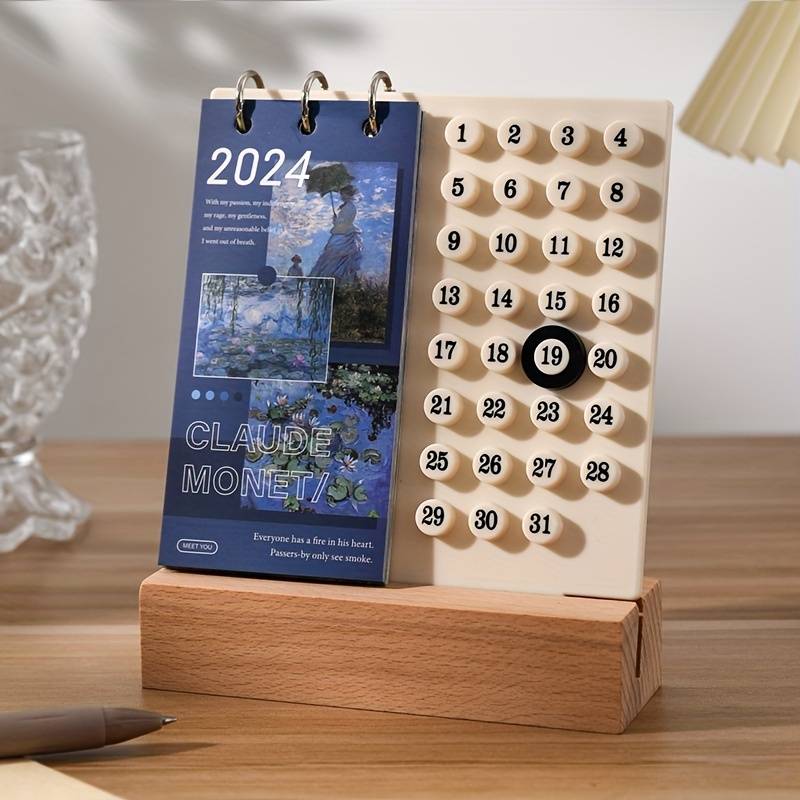 2024 Wooden Desk Calendar Perpetual Calendar Retro Home - Temu Austria 2024 Wooden Desk Calendar Perpetual Calendar Retro Home - Temu Austria