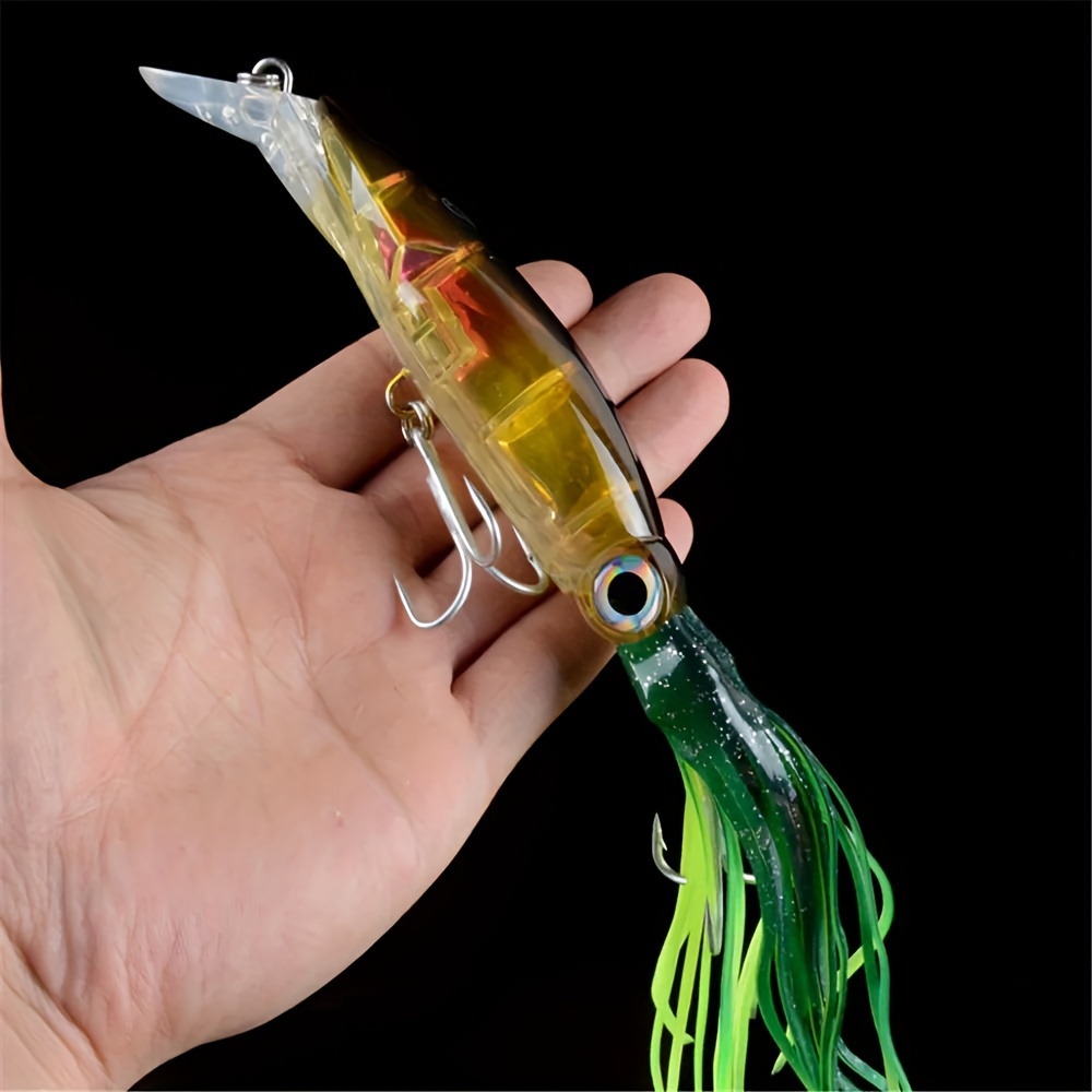 5 шт., светящаяся приманка-Осьминог для морской рыбалки