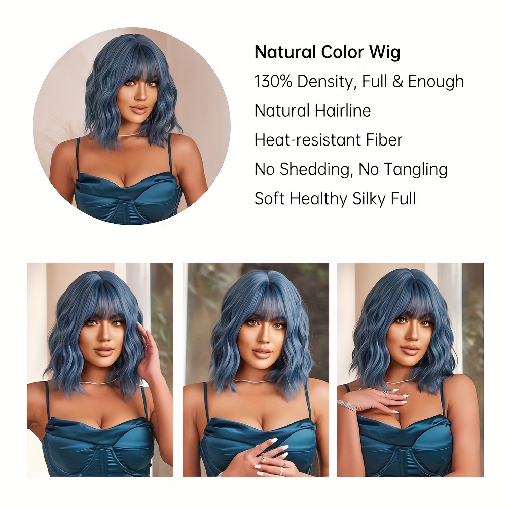 Blue wig 130 clearance cm