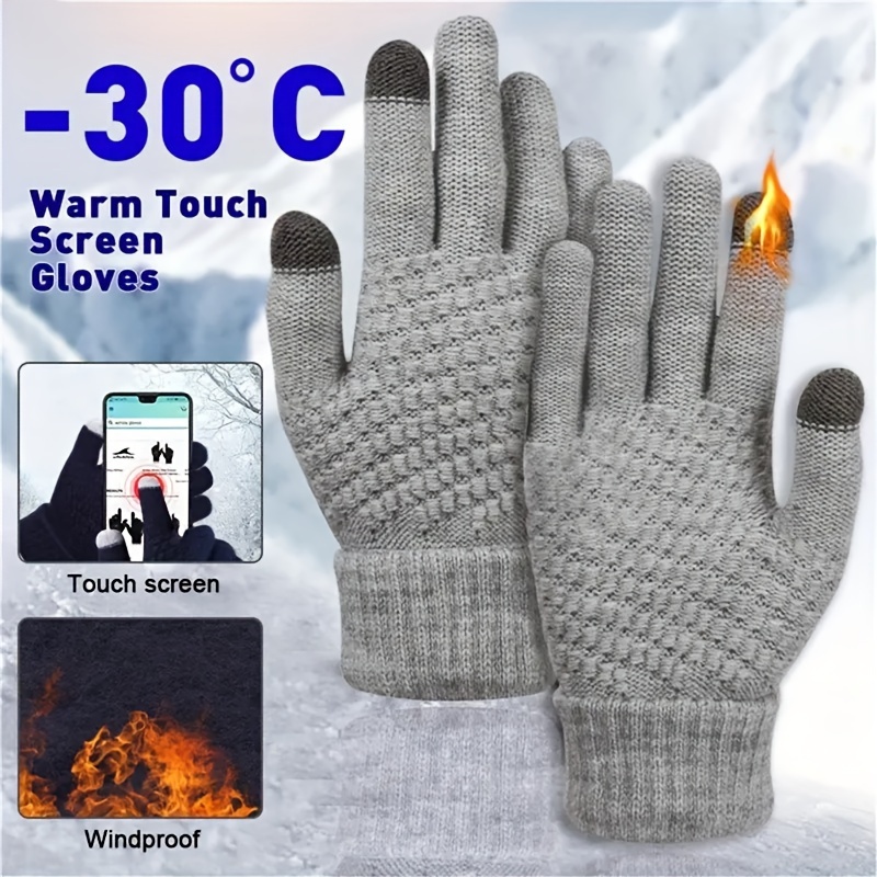 Arcticz - Guantes térmicos antideslizantes para pantalla táctil,  resistentes al viento e impermeables, calentadores de manos calentados para  invierno