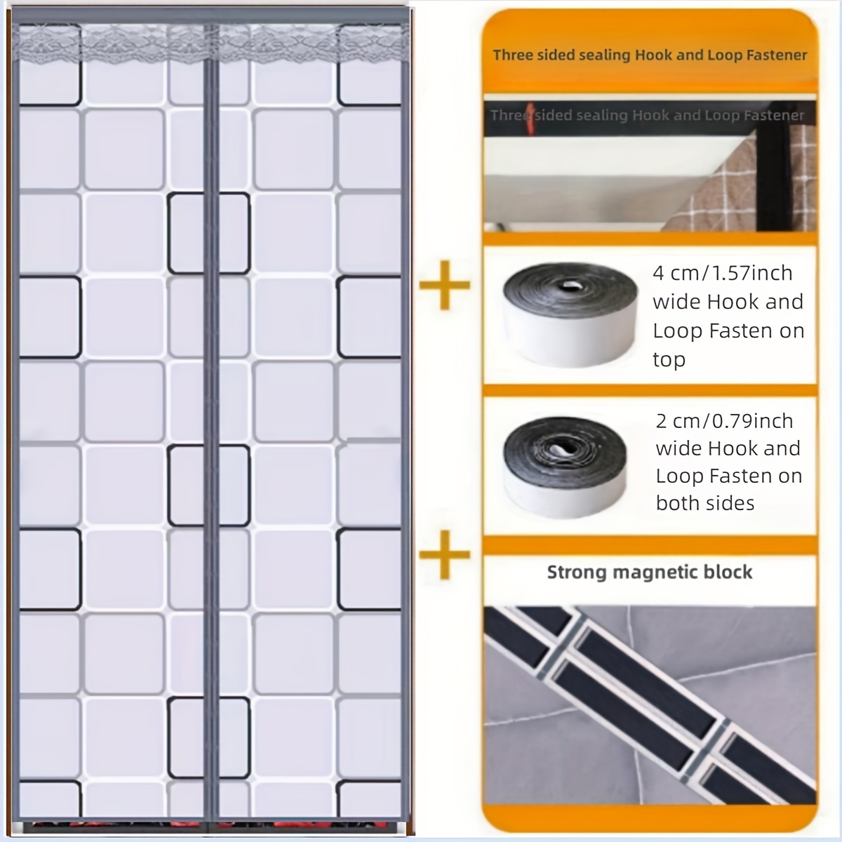 Kälteschutz Thermovorhang-Indoor Windproof Sealed Window Thermo