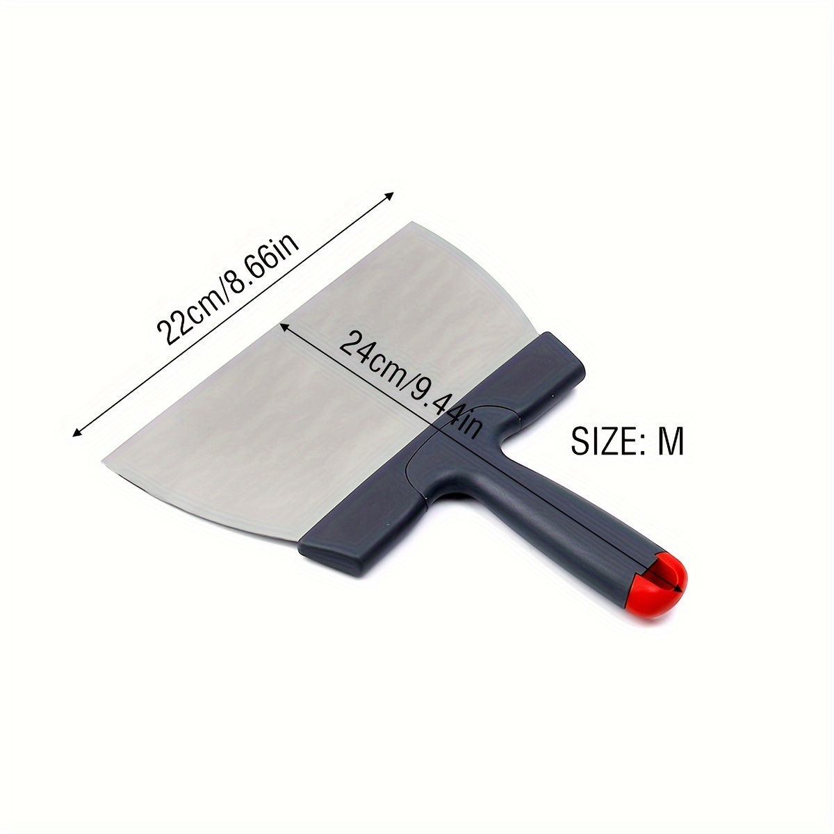 1pc Chocolate Stainless Steel 301 Spatula Baking Tool Chocolate Spatula Kitchen Baking Stainless Steel Spatula