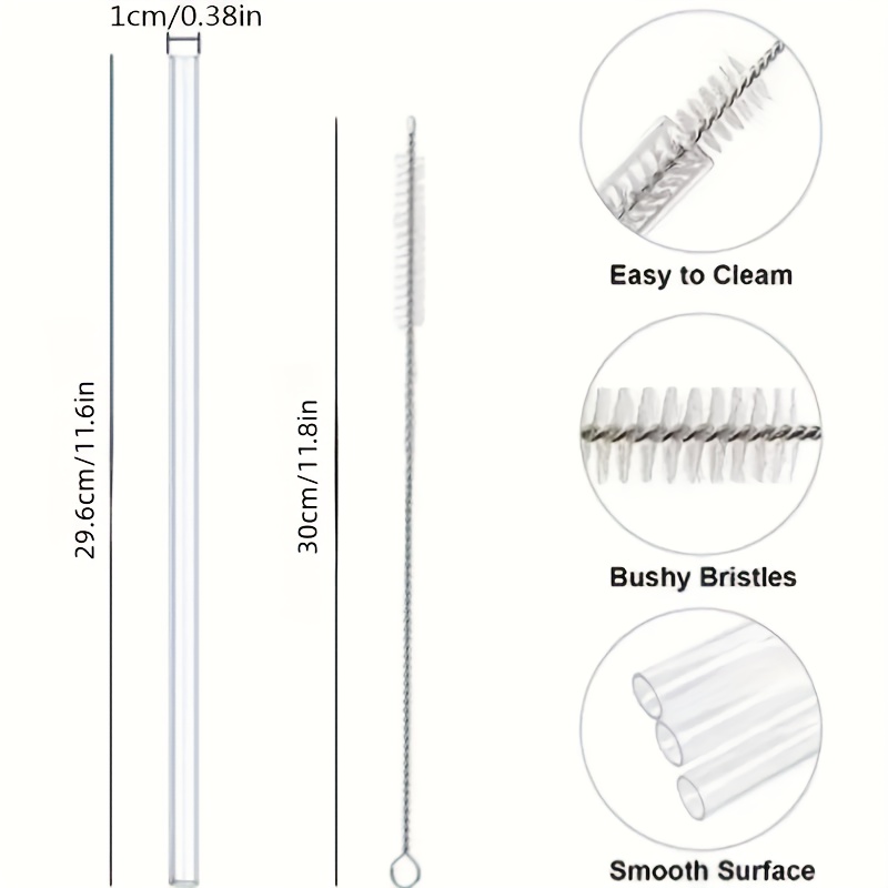 Reusable Plastic Replacement Drinking Straws Straight Straw - Temu