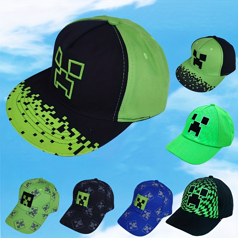 Minecraft Creeper Face Mesh Comfort Youth Hat