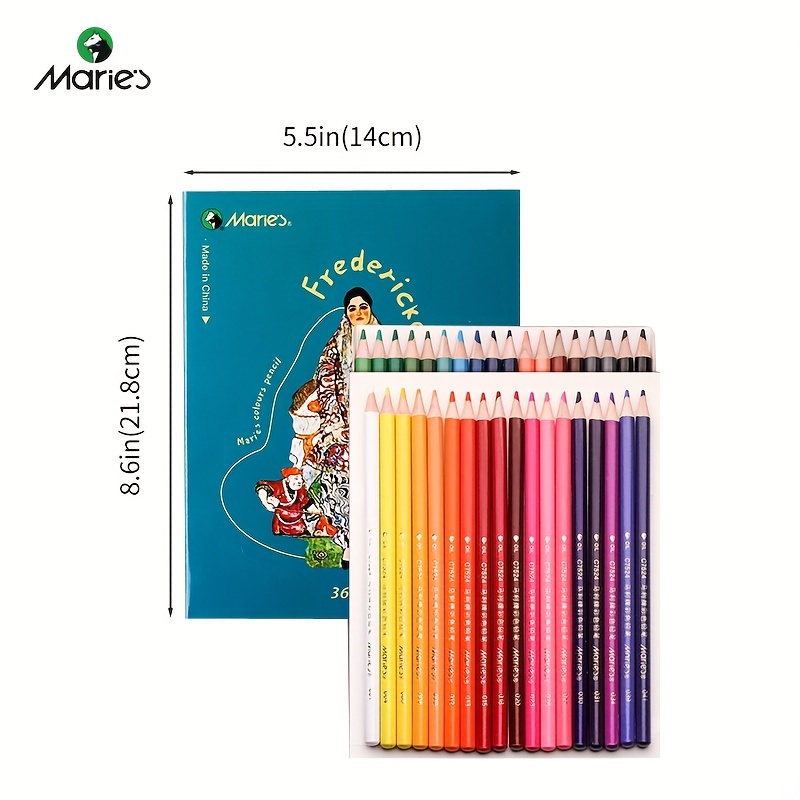 Oil Pastel Pencils for Artists - 12/18/24/36/48/72 Color Oil Based Colored  Pencils for Drawing, Sketching and Adult Coloring