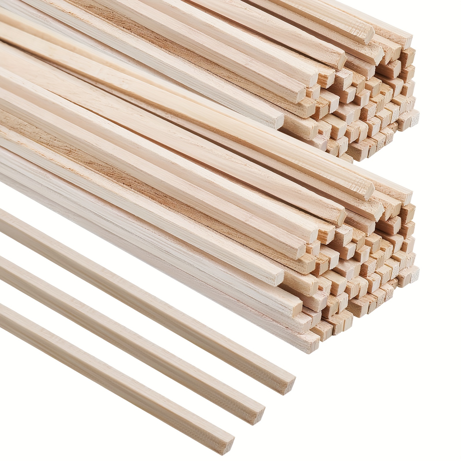 Wooden Dowels For Crafts Square Wooden Dowels Rod Hardwood - Temu Italy